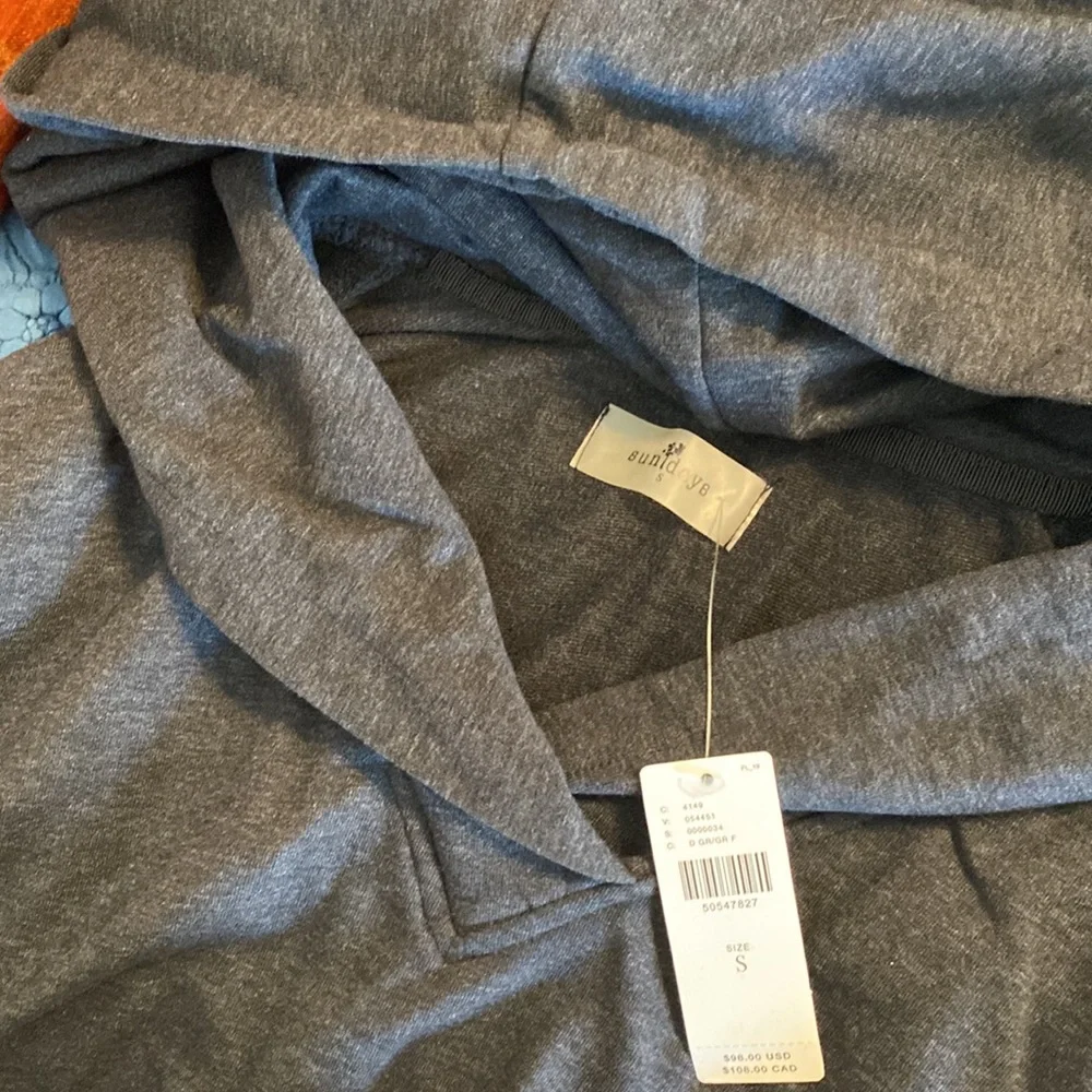 NWT - Anthropologie - Sundays Casual Hoodie Dress, Size S. - Picture 3 of 4